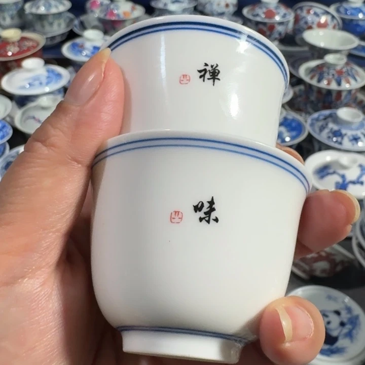 景德镇手工手绘杯