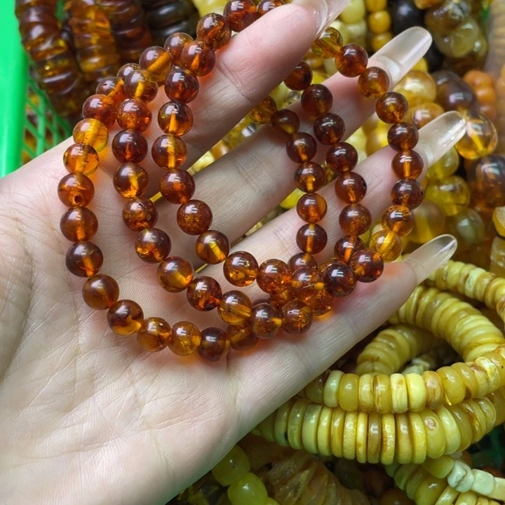 琥珀未镶嵌珠宝奇石