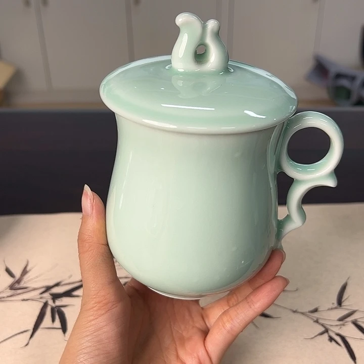 龙泉云间青瓷小米茶器