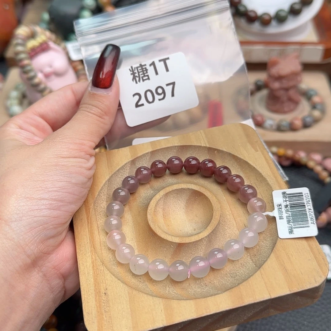 【闪购商品】石英质玉手链合金@*八r 2097