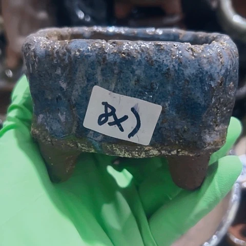 红陶粗陶花盆手工