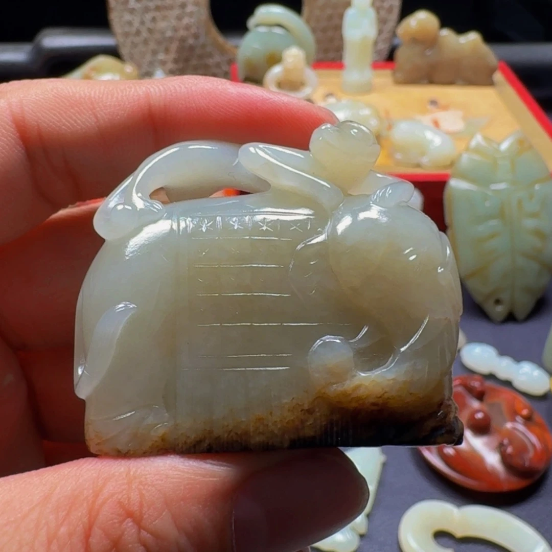 【闪购商品】和田玉挂件未镶嵌清**为