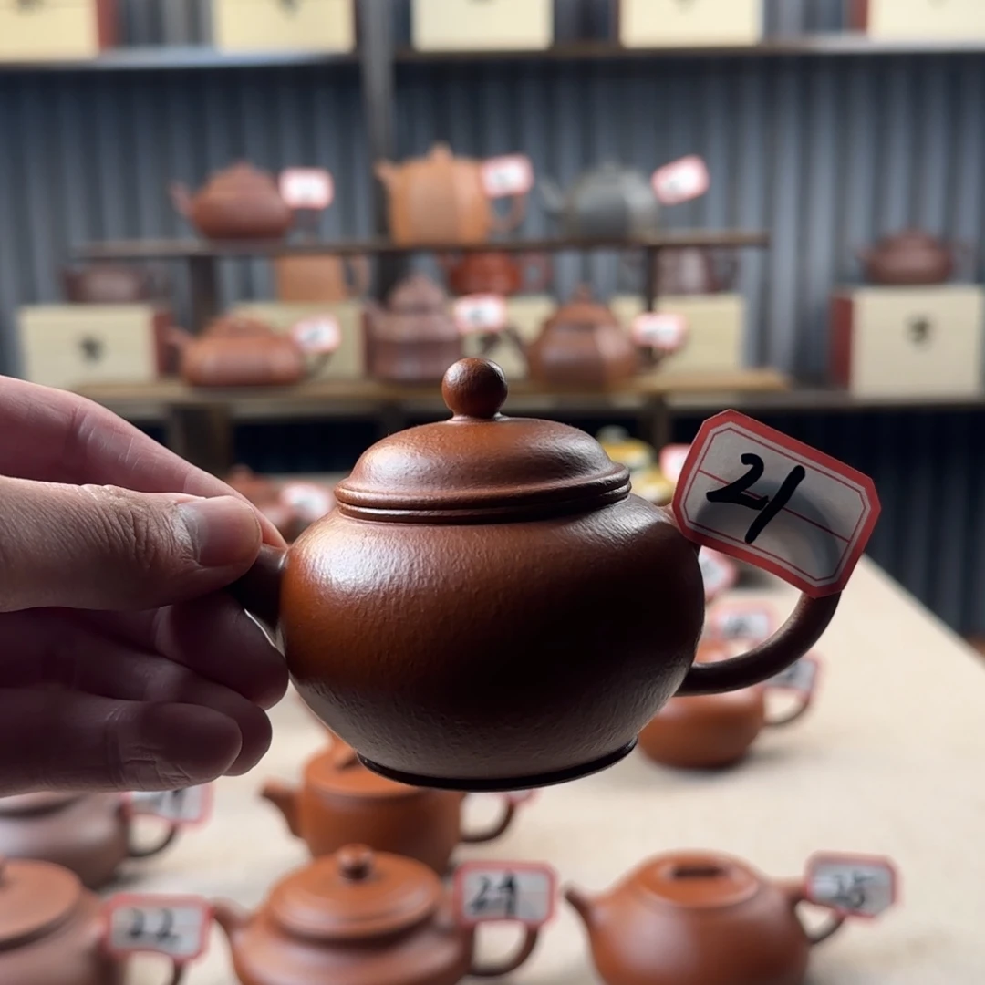 呢***。茶壶紫砂水平朱泥
