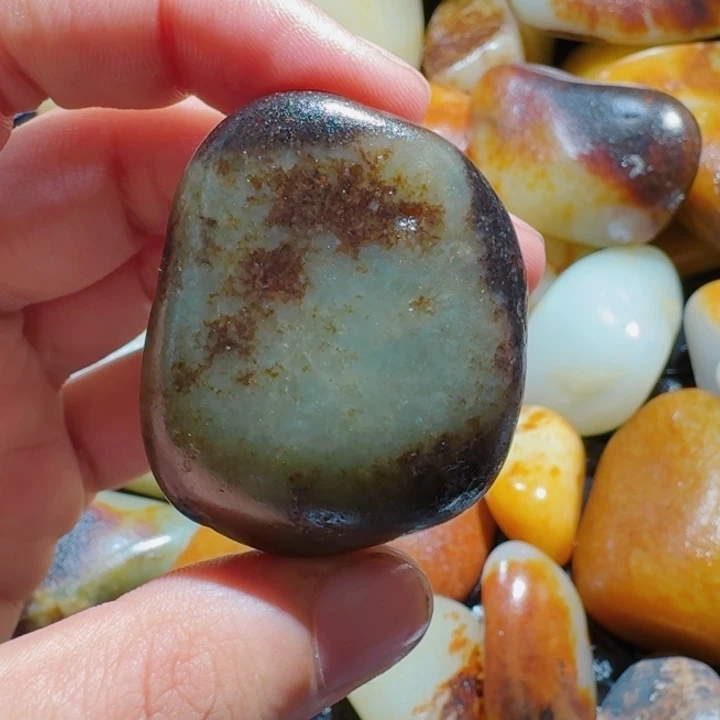 和田玉未镶嵌挂件48克