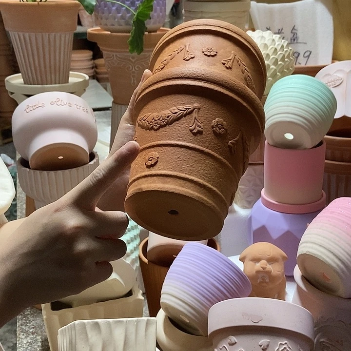 13×12红陶麦穗花 2个