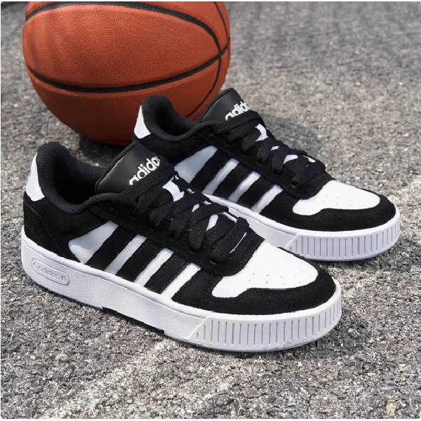 ADIDAS  复古百搭黑色板鞋 JR8328 FVGF003B