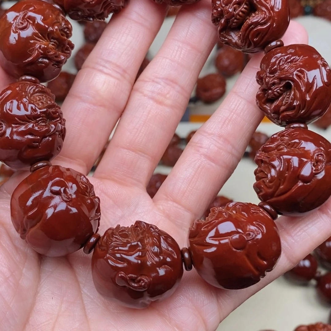 橄榄核吊坠金*锋恶僧，