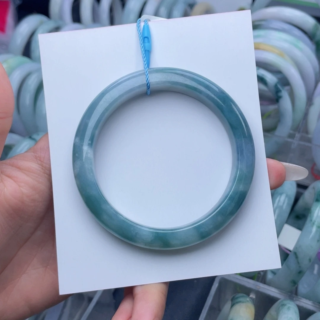 翡翠未镶嵌手镯58.8