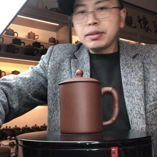 紫泥茶杯办公杯容量450