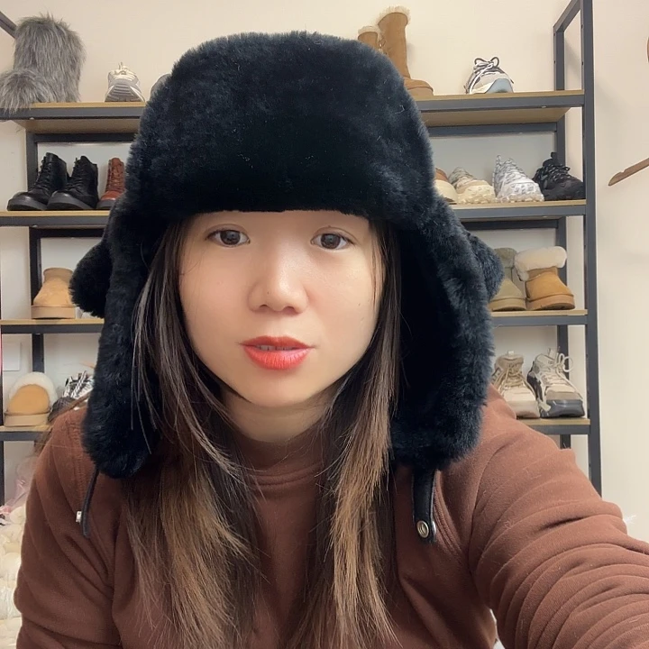 皮毛一体雷锋帽经典款式