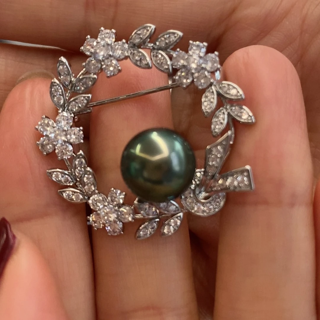 【闪购商品】海水珍珠胸针未镶嵌