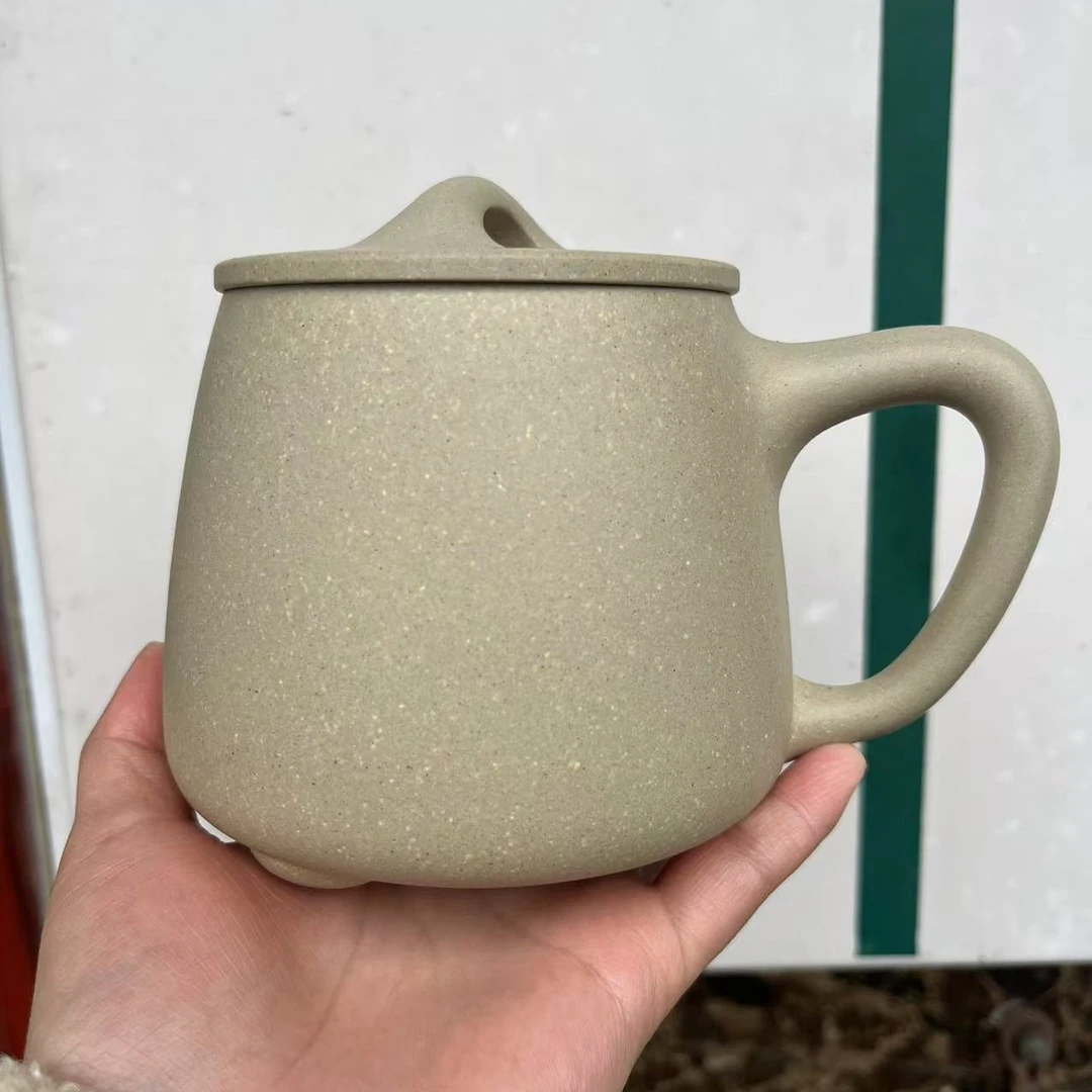 黄龙源本绿石瓢盖杯550毫升