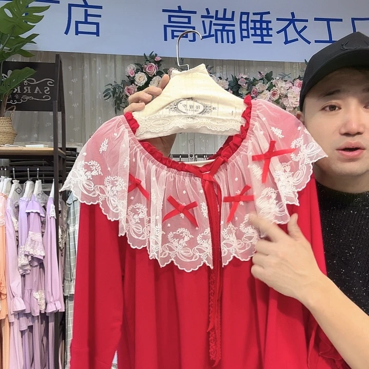 三醋酯纤维宫廷风家居服