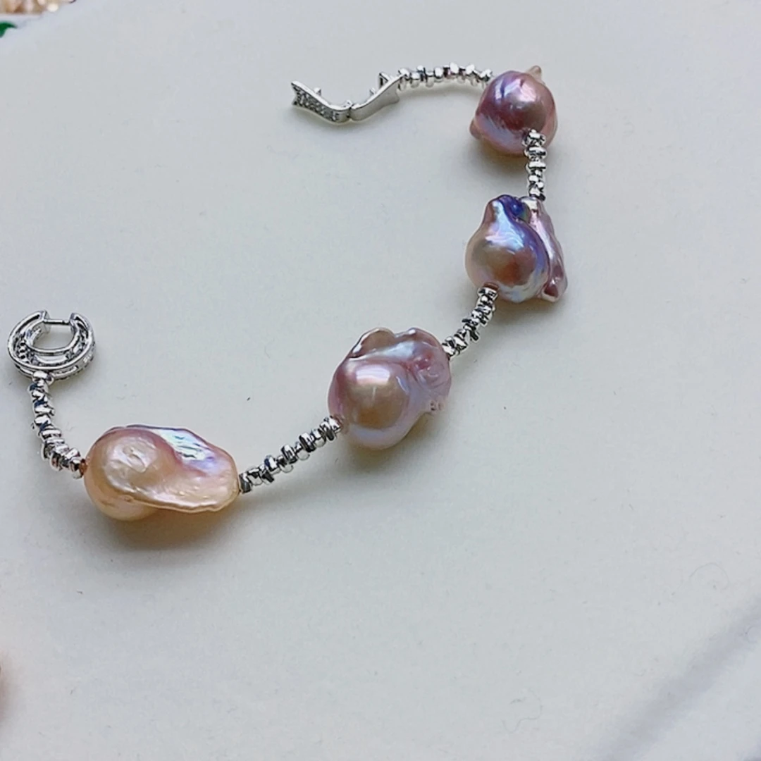 【闪购商品】淡水珍珠发饰银S925镶嵌