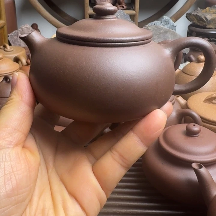 茶壶紫砂寒江230cc嫩底槽清