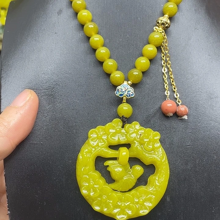 未镶嵌岫玉吊坠吊坠