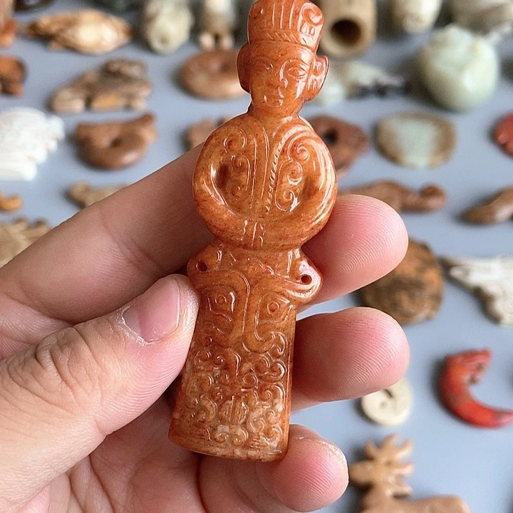 和田玉未镶嵌颈饰14