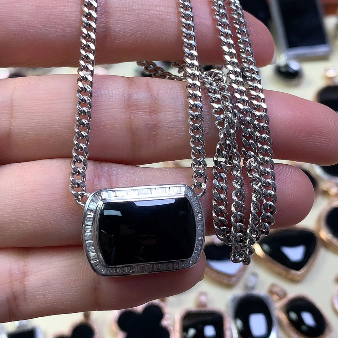 套链18K金镶嵌翡翠