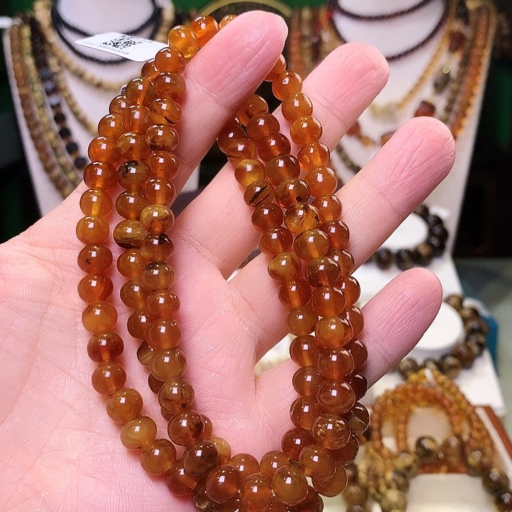 ～***泵琥珀未镶嵌裸石8+