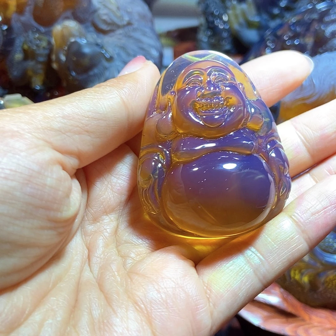 未镶嵌颈饰琥珀缅甸天然琥珀吊坠