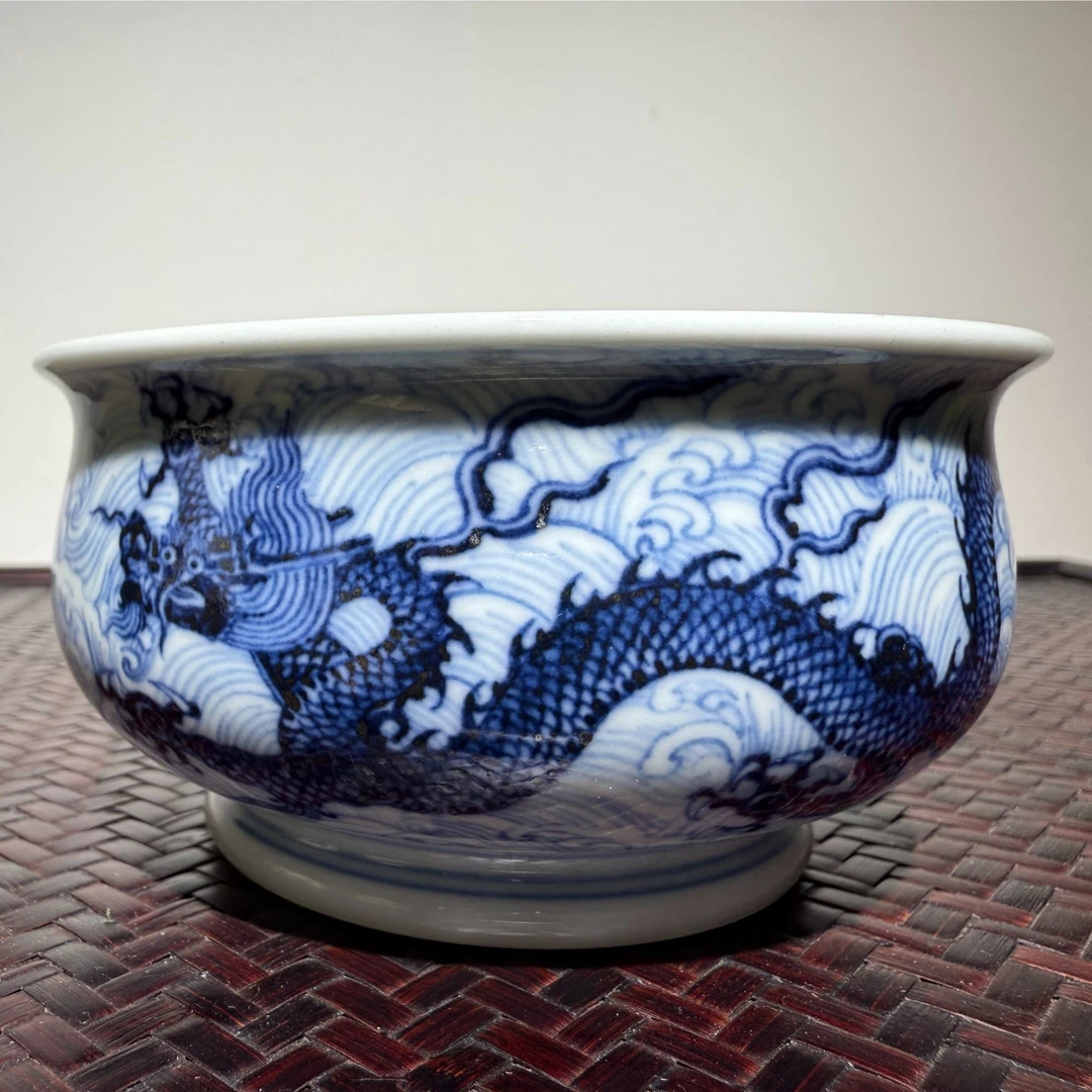 淡海水双龙出海炉式杯
