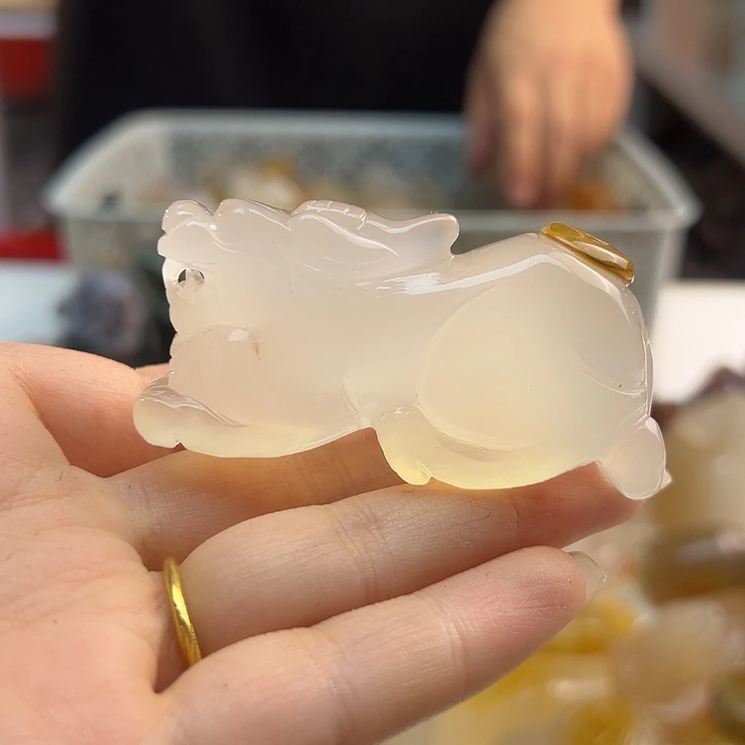 玛瑙/玉髓未镶嵌吊坠(不含链)