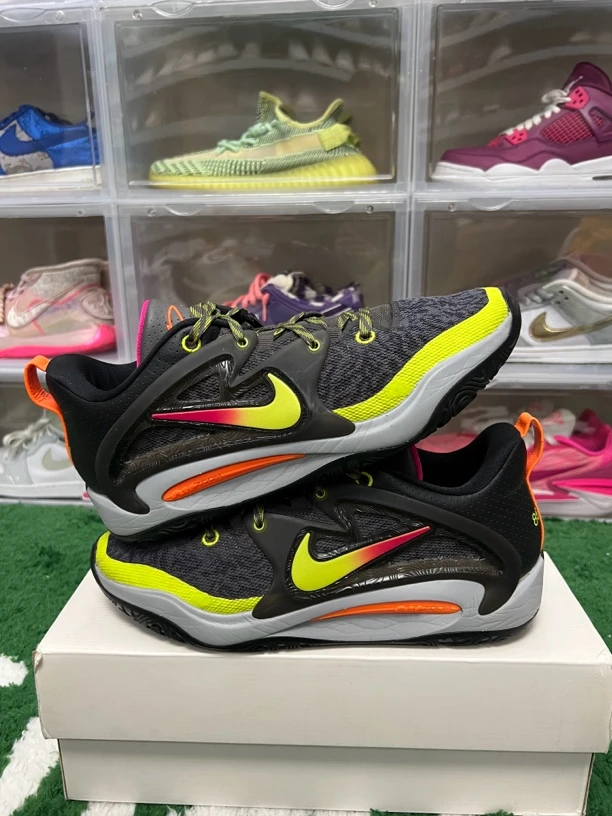 44.5码/kd15黑黄篮球鞋/二手正品95新