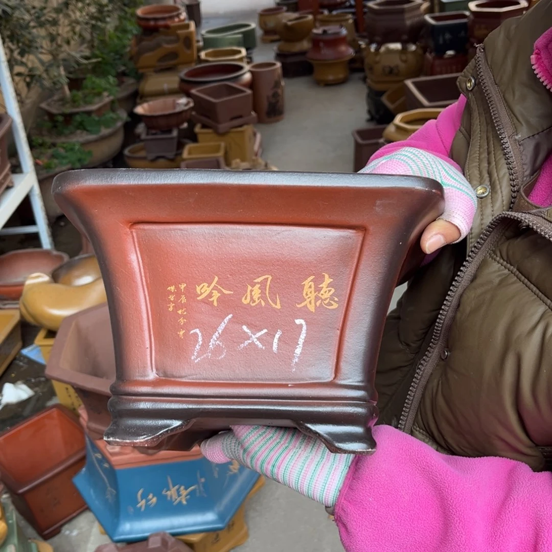 紫砂花盆盆景艺术