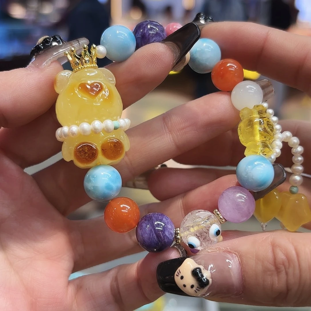 琥珀颈饰未镶嵌琥珀