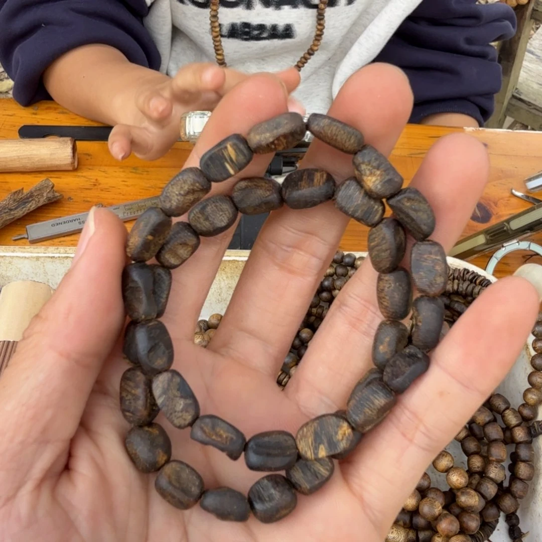 沉香手串单圈沉水留疤5克多样性发一