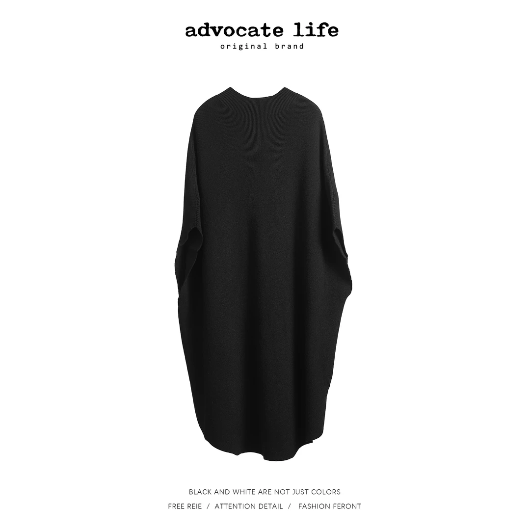 生活主张Advocatelife2025秋冬新品百搭休闲长款连衣裙JQ352432