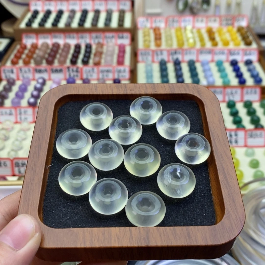 未镶嵌手链水晶柠檬晶面板圈