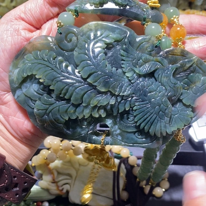 岫玉岫玉吊坠未镶嵌