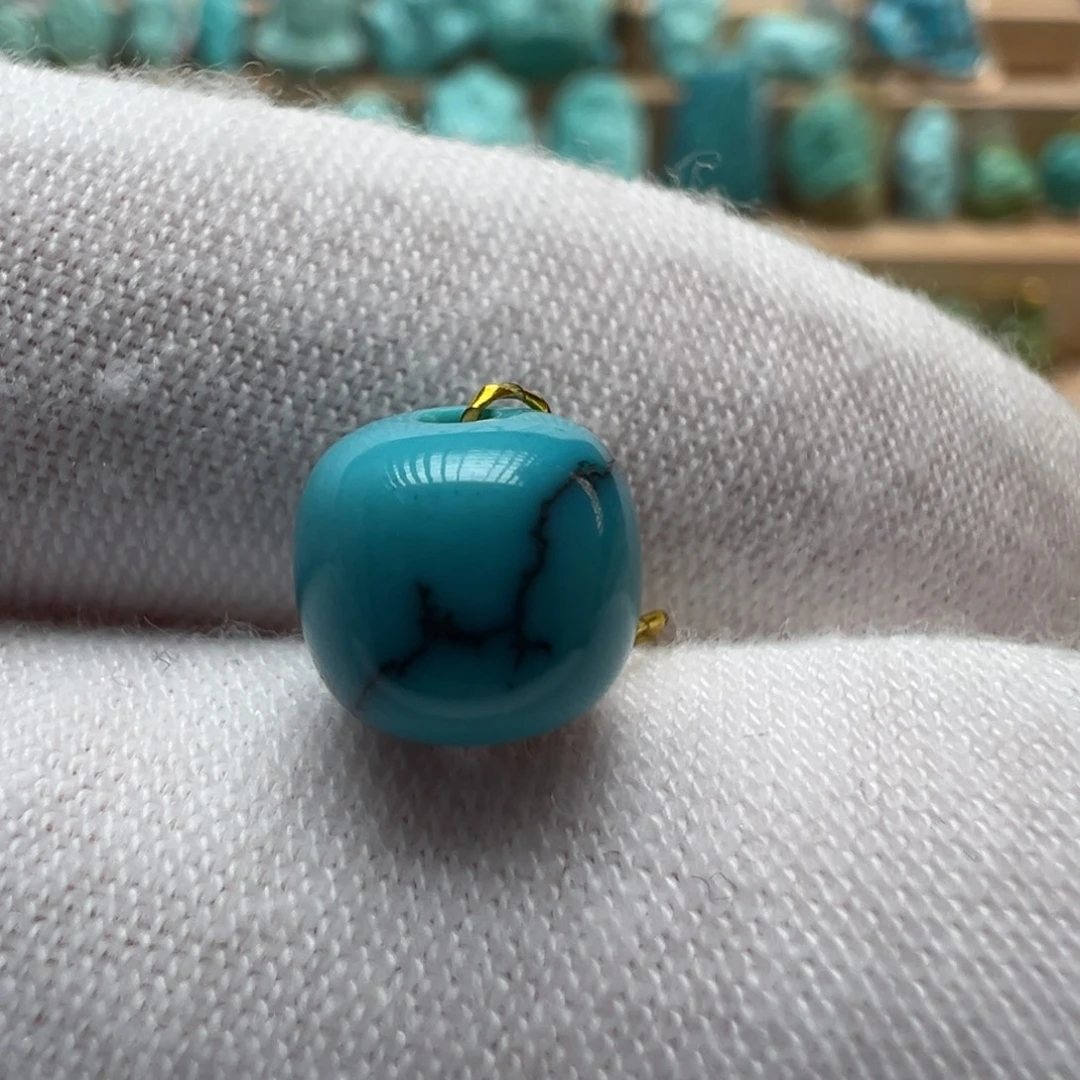 绿松石未镶嵌配饰8*7.1