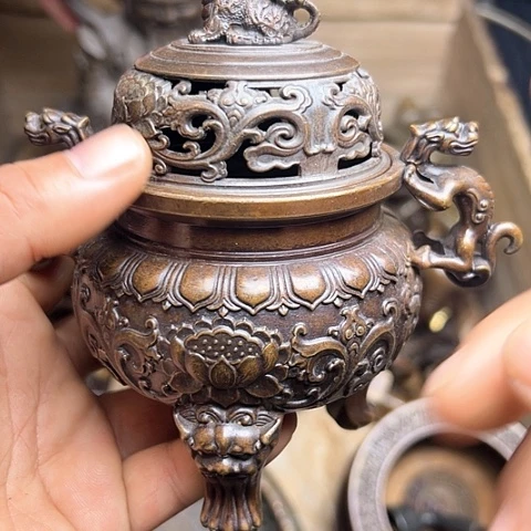 铜制文玩把玩物件