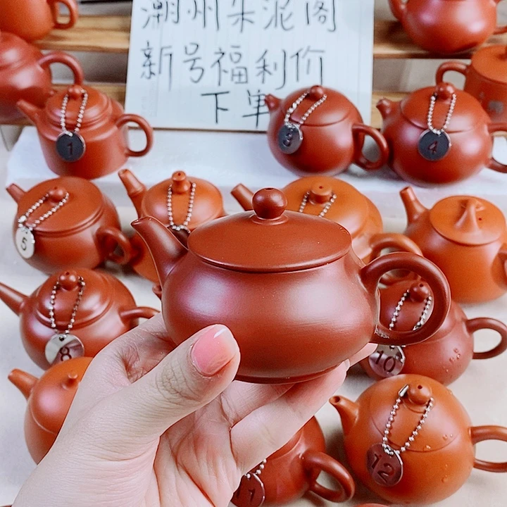 潮州朱泥壶明炉80