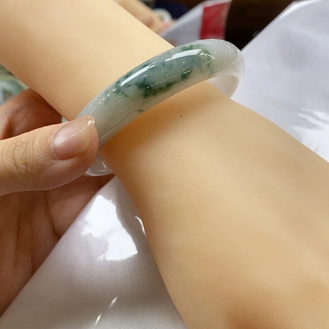 翡翠未镶嵌手镯57-59