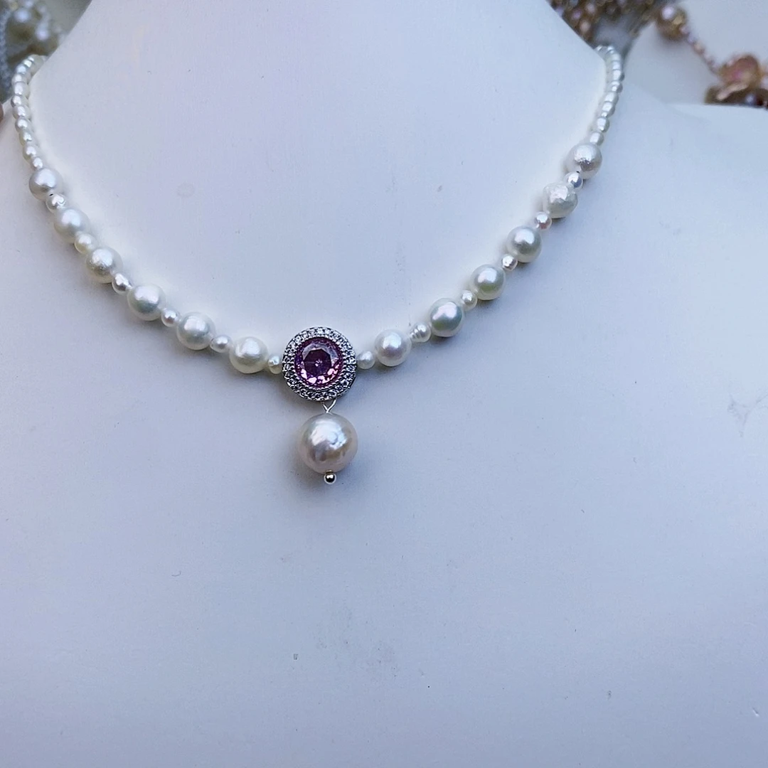 淡水珍珠颈饰未镶嵌