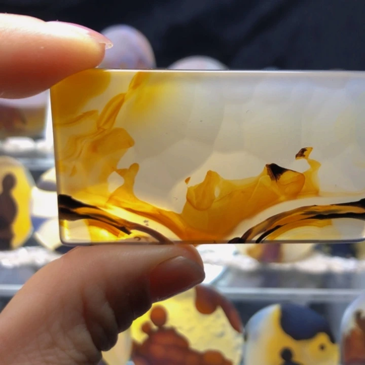 合金玛瑙/玉髓珠宝奇石44