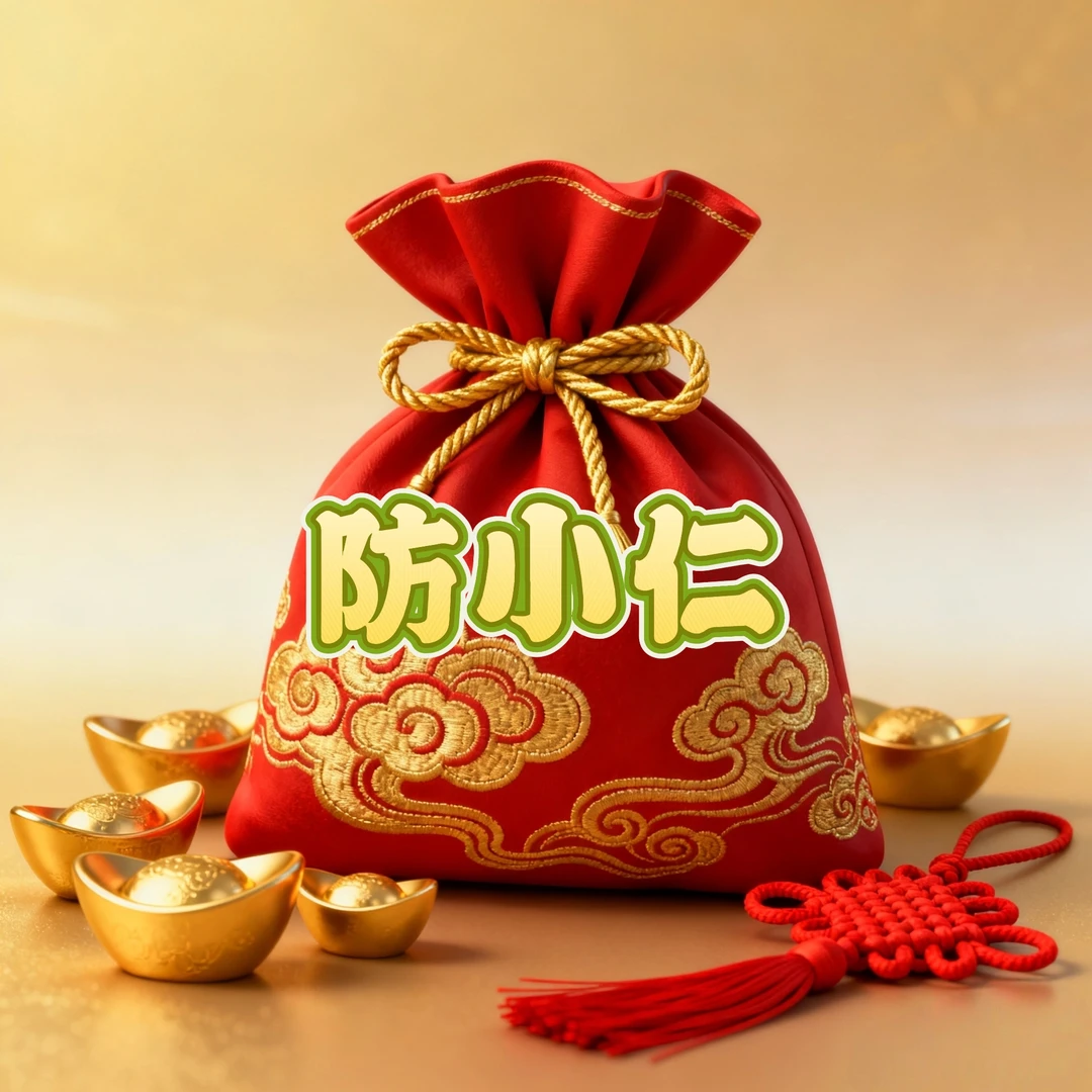 6号链接 防小仁 师傅手绘 生肖福袋挂饰