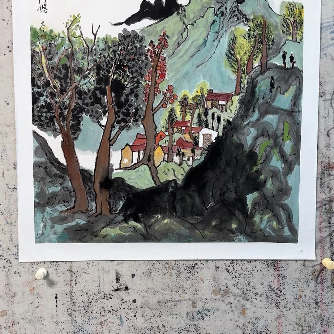 国画大写意就是在