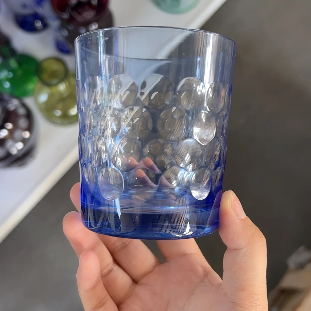 水晶玻璃高脚款微瑕一个