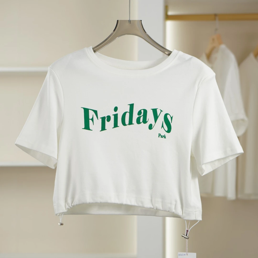 麦迪尚品【韩】50406300 夏季字母短裤上衣T恤衫品牌撤柜 C1组