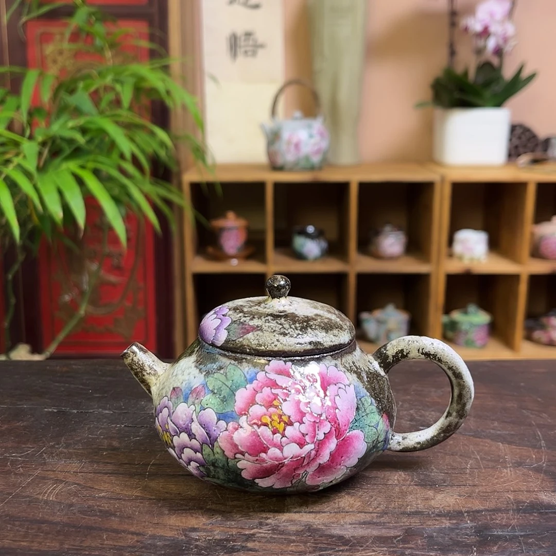 柴烧手工手绘陶瓷