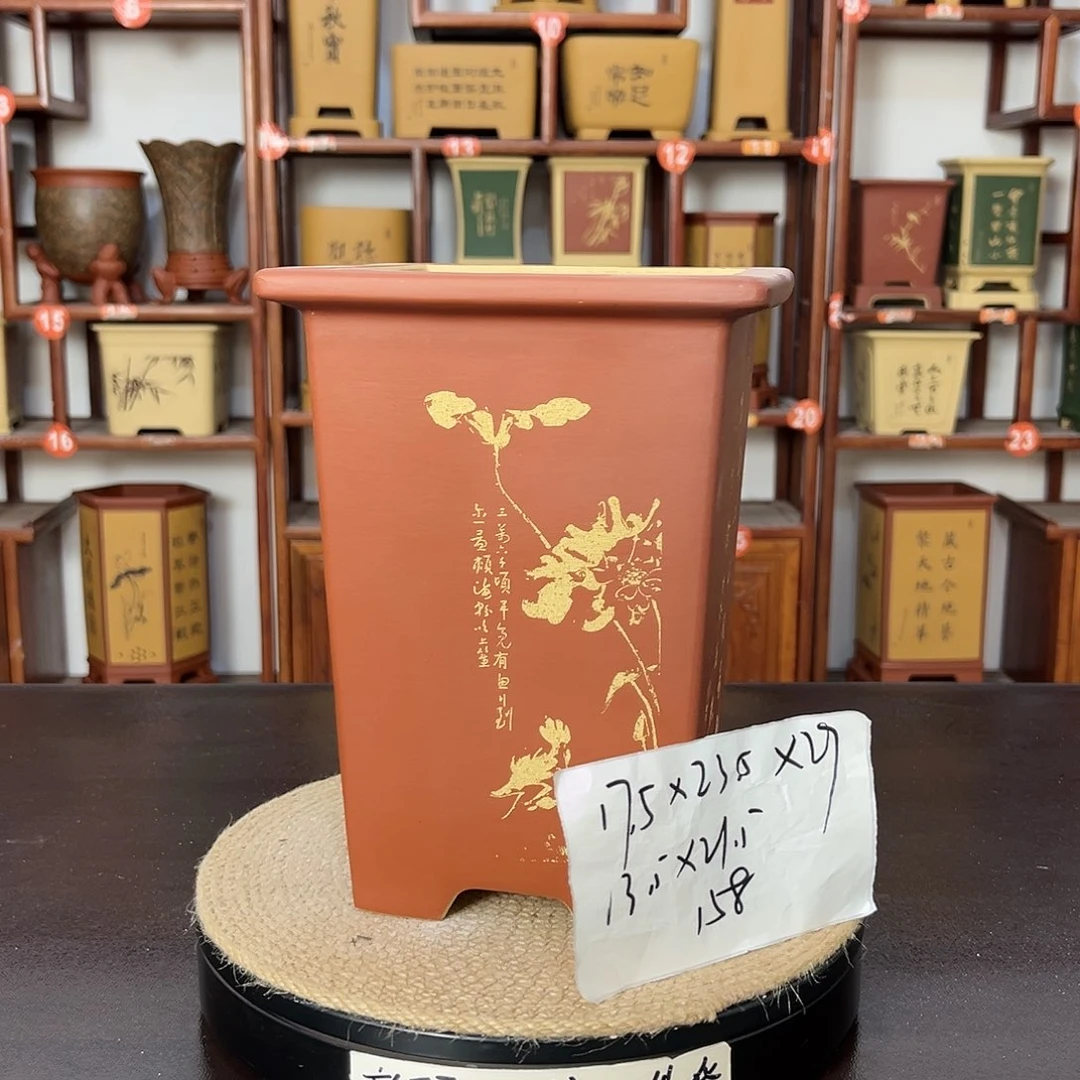紫砂花盆紫砂花盆