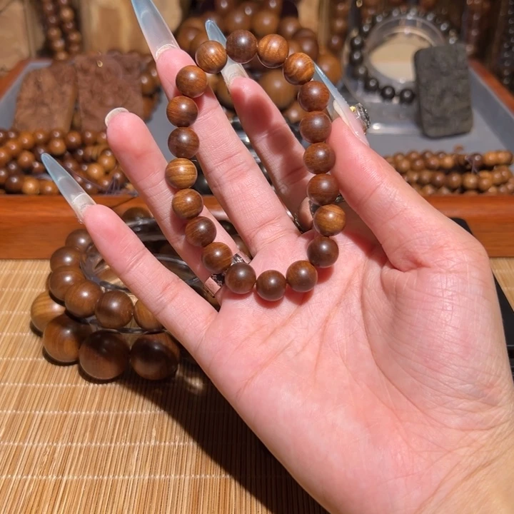 檀香木原木原色原味1.0单圈