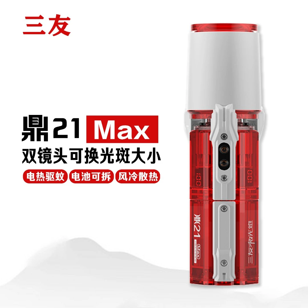 三友【鼎21系列】夜钓灯钓鱼2025新款夜钓大功率强光激光炮钓鱼灯