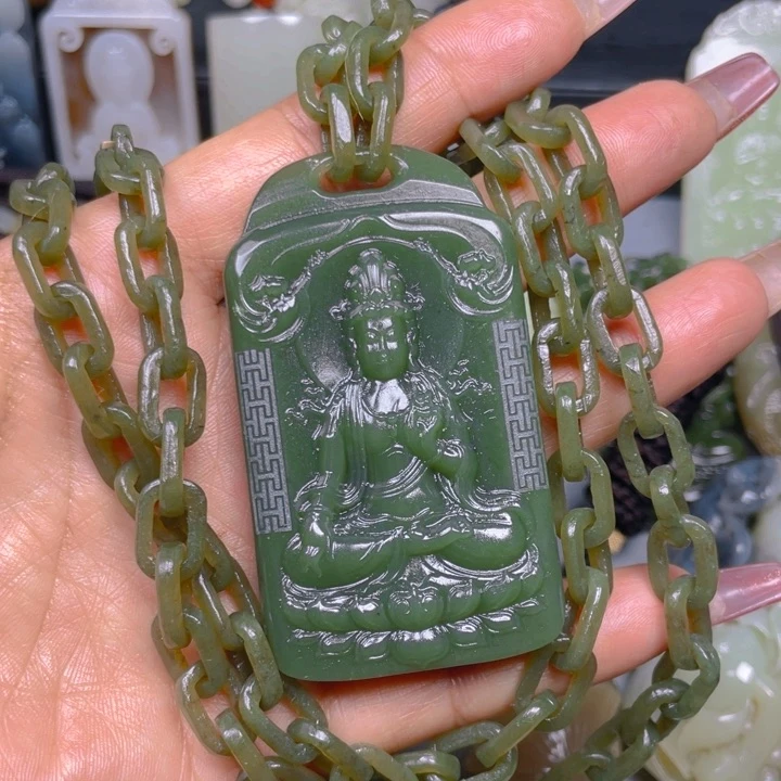 和田玉挂件未镶嵌