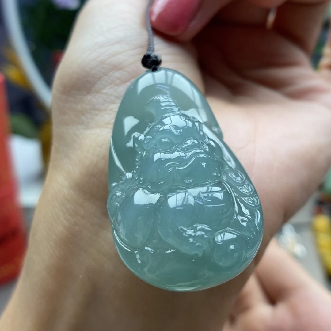 翡翠未镶嵌颈饰吊坠51
