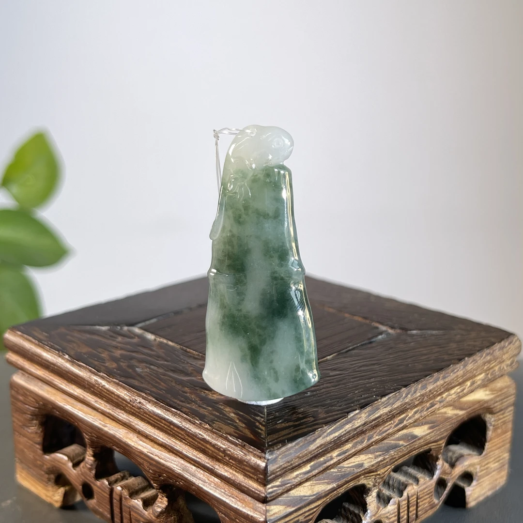 JTW10-98 天然缅甸A货翡翠  节节高升